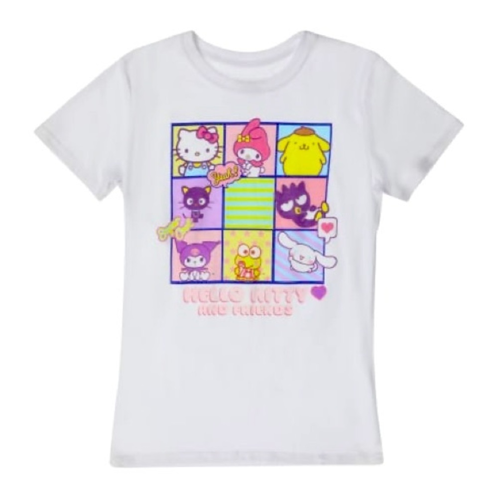 Hello Kitty And Friends® Grid Graphic Tee